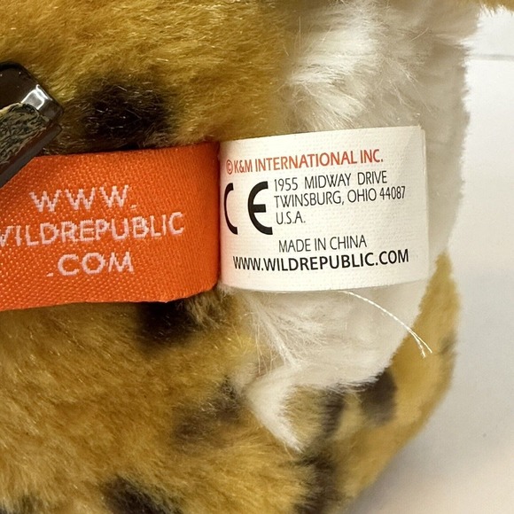 Wild Republic Cheetah Cub, 11" Plush Stuffed Animal 2018 CLEAN - Picture 8 of 14